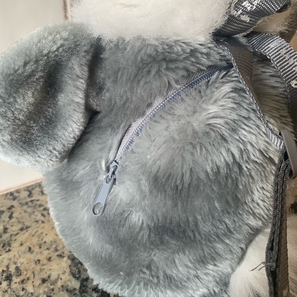 Very Rare Vintage Furby 1999 Grey 12” Adjustable Backpack Bag - Picture 4 of 7